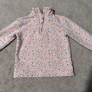 Beaufort Bonnet Company Canter Collar half zip pullover Fall Fest floral 12-18 M